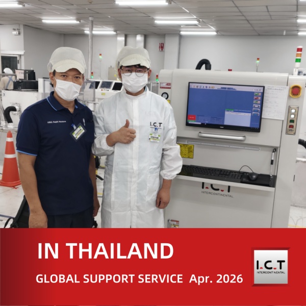 Suport tehnic global ICT pentru instalarea mașinii de marcat cu laser în Thailanda